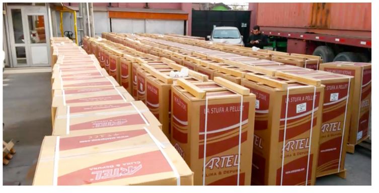 biomass llegada estufas